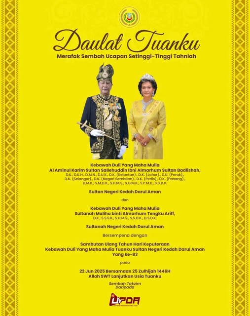 Ulangtahun sultan kedah