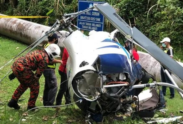 Heli jatuh